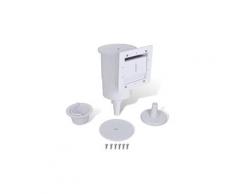 Accessoires pour piscines et spas gamme lomé ensemble d'écumoire de piscine 8 pcs 21x25x30,5 cm
