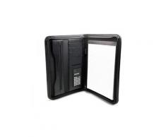 Conférencier bloc-note - fermeture zippée - ki0408 - noir