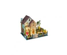 3d en bois bricolage maison miniature meubles led maison puzzle décorer des cadeaux créatifs jouets éducatifs