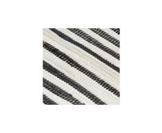 Icaverne - sets de table contemporain napperons 6 pcs anthracite et blanc 30 x 45 cm coton