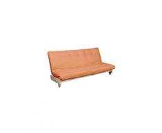 Pack futon latex goyave 140x200 banquette fresh bois naturel