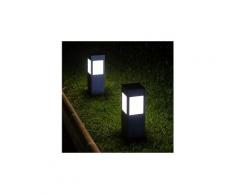 Balise led solaire kenya avec détecteur mouvement radar ip65 blanc froid 5700k-6200k 40 cm