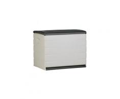 Plastiken coffre de rangement 260l 80cm de long gris foncé