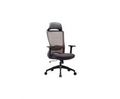 Chaises de bureau en maille accoudoirs multi fonction, fauteuils exécutif soutien lombaire ajustable, siège ergonomique inclinable roulettes silencieu