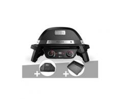 Barbecue électrique weber pulse 2000 + housse + plancha