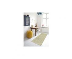 Tapis pour couloir rita vert 70 x 200 cm tapis de salon moderne design par brita sweden