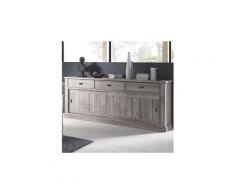Enfilade 220 cm couleur bois contemporaine garance