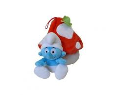 Range Pyjama Les Schtroumpfs Bleu Champignon Rouge