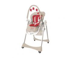 Chaise haute pliante évolutive Baby Fox Rouge