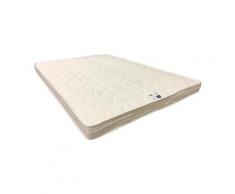 Matelas 130x190 latex naturel de densité 80 kg/m3 et mousse poli lattex indéformable tissu strech très résistant - hauteur 10 cm - soutien ferme - orthopédique gold10
