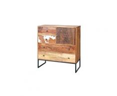 Commode buffet console à tiroirs meuble de salon salle a manger design manguier