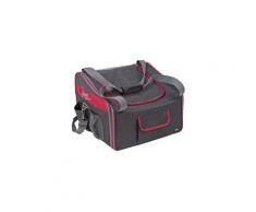 Icaverne panier de transport - sac de transport pochette siege auto axion pour chien - 41x34x30cm - noir et rouge
