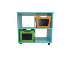 Etagère 4 cases pour enfant abc