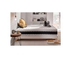Matelas luxe-memory 140x190 système blue latex hr multicouches 7 zones-mousse à mémoire memosoft-soutien ergonomique-face été/hiver