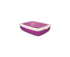 TRIXIE Bac a litiere Cisco avec rebords - 38x11x50 cm - Pour chat