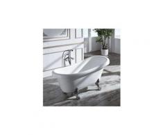 Baignoire ilot ovale - acrylique blanc -150x72 cm - prague