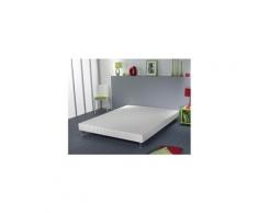Sommier simmons vitasom à lattes recouvertes pieds 140x200