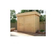 Sauna d'extérieur 3/4 places lagerta - 2 pièces - l253*p203*h259 cm