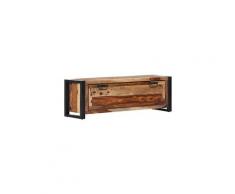 Armoire à chaussures 120 x 35 x 40 cm bois massif de sesham