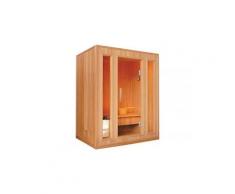 Sauna traditionnel finlandais 3/4 places gamme prestige lofoten ii - l153*p110*h190cm