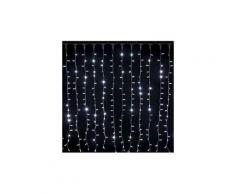 Rideau lumineux raccordable noël ixia - 2 x 1,5 mètres - blanc froid
