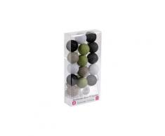 Guirlande boule lumineuse 15 led déco scandinave diamètre 3,5cm indus