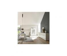 Salle à manger enfilade 4 portes blanc laqué design nerina