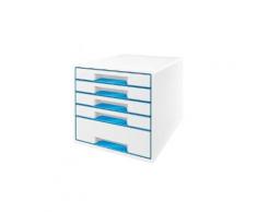 Leitz bloc de classement wow - bleu métallisé
