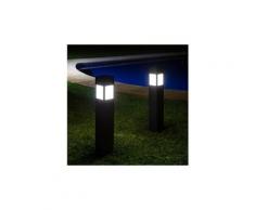Balise led solaire kenya avec détecteur mouvement radar ip65 blanc froid 5700k-6200k 80 cm