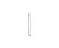 Réglette led murale blanche maud pour salle d'eau - 8w - 4000k - ip44 - non dimmable - avec ampoule