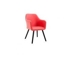 Esthetique chaise de salle à manger, de cuisine, de salon dakar cuir synthetique coffee