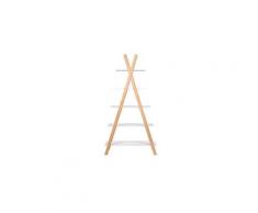 Tipi - etagère enfant pin massif blanc - couleur - blanc