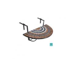 Table suspendue pour balcon en terre cuite mosaïque cs411261
