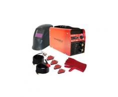 Poste à souder 200a pack tecnoweld cagoule lcd 9/13 + 4 aimants soudage + gants anti chaleur