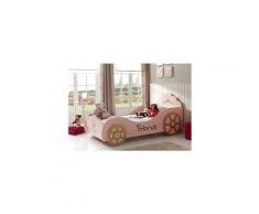 Lit enfant voiture princesse avec sommier 90x200