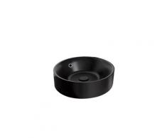 Icaverne lavabo - vasque vasque ronde capri 38 cm de diametre noir mat
