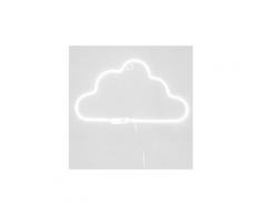 Lampe néon forme nuage - 40,2 x 21,2 x 1,3 cm -pegane-
