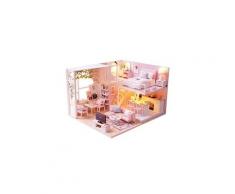 3d en bois meubles de maison de poupée bricolage miniature modèle cadeaux de noël jouets jouets éducatifs