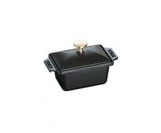 1311525 - terrine rectangulaire fonte 15x11cm noir