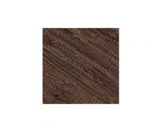 Icaverne - sets de table moderne napperons 6 pcs chindi plain marron 30 x 45 cm coton
