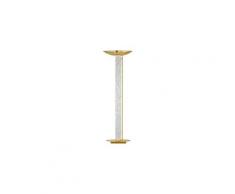 Lampadaire design delphi or 24 carats 4 ampoules blanc liberta/antique