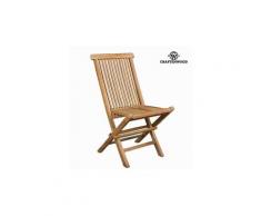 Chaise pliante pour jardin - jolie chaise en teck massif haute résistance