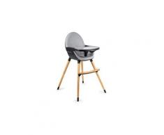 Fini chaise haute bébé 2en1 style scandinave nordique bois noir