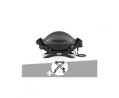 Barbecue électrique q 1400 + chariot - weber