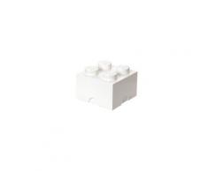 Icaverne petit meuble de rangement - casier - panier brique de rangement - 40031735 - empilable - blanc