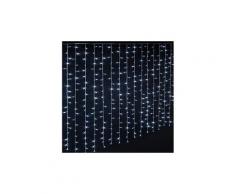 Rideau lumineux extérieur 300 led blanc froid - dim : l.150 x l.0,5 x h.200 cm -pegane-
