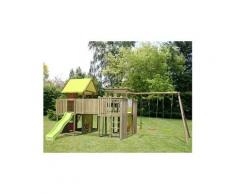 PORTIQUE BOIS "CHAMBORD" - 5 AGRèS - H: 2,35 M