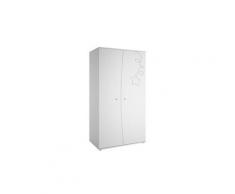 Armoire 2 portes chambre de bébé - noa