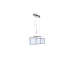 Icaverne - plafonniers superbe lampe suspendue pour salle à manger en verre 3 x e14