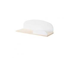 Etagère enfant en bois brut et laqué l65cm karibou blanc